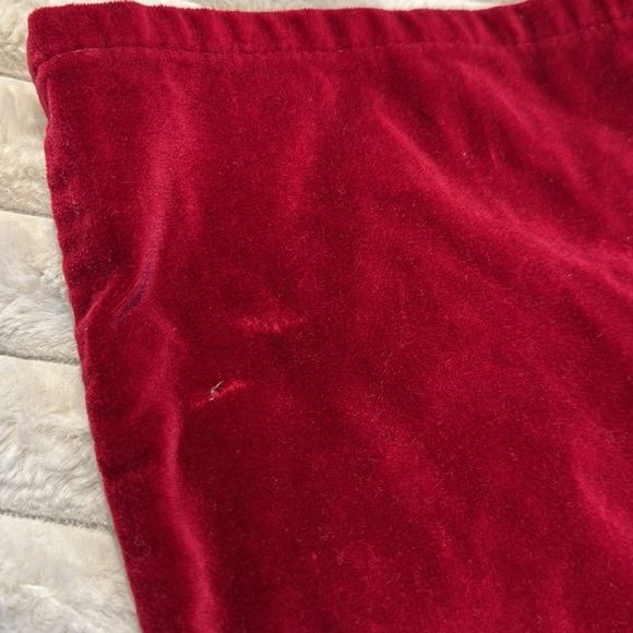 Ralph Lauren women’s red velvet jeans holiday pants size 10 - Picture 6 of 7